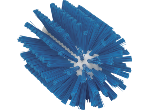 VIKAN PIJPENBORSTEL STEELVERBINDING BLAUW DIAM. 90 X 160 MM - MEDIUM POLYESTER