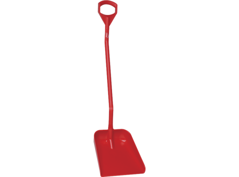 VIKAN SCHOP POLYPROP LANGE STEEL ROOD 130 CM 380X340X90 MM