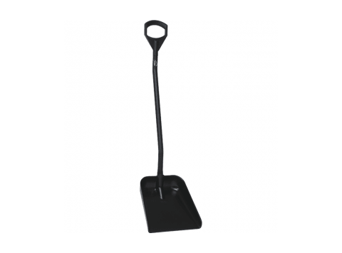 VIKAN SCHOP POLYPROP LANGE STEEL ZWART 130 CM