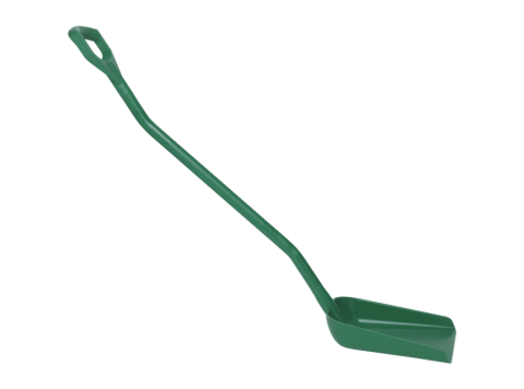 VIKAN SCHOP POLYPROP LANGE STEEL GROEN 130 CM - 330X270X75 MM