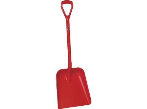 VIKAN SCHOP D-HANDVAT KORTE STEEL ROOD 104 CM350X380X90 MM