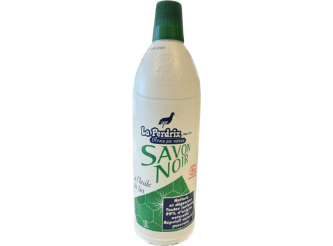 LA PERDRIX SAVON NOIR HUILE DE LIN 1 LITRE