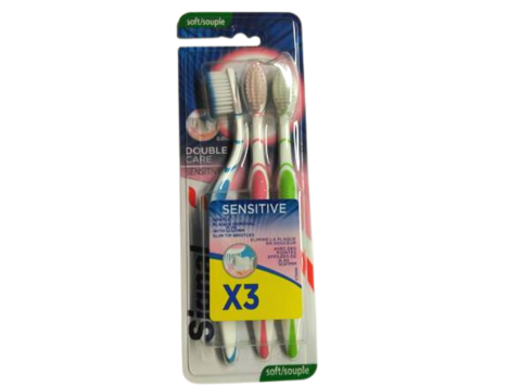 SIGNAL TANDENBORSTEL 3ST ZACHT DOUBLE CARE SENSITIVE