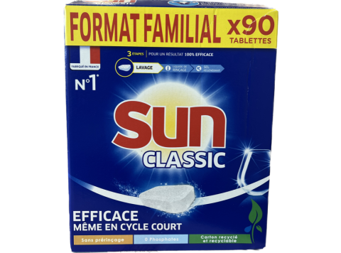 SUN CLASSIC 90 VAATWASTABLETTEN