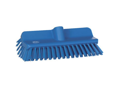 VIKAN SCHUURBORSTEL BLAUW MET BORSTELHOEK MEDIUM 110X145X245 MM