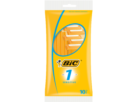 BIC SCHEERMESJES 1 MES 10 STUKS