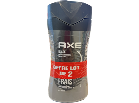 AXE DOUCHE 2 X 250ML BLACK