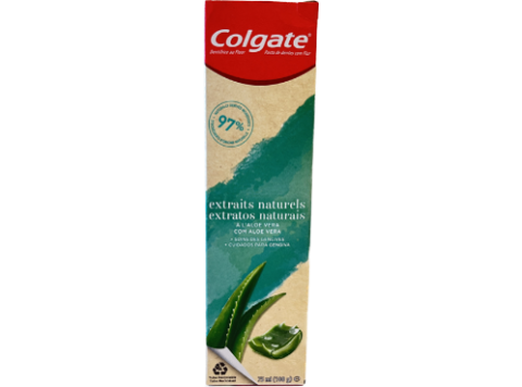 COLGATE TANDPASTA 75ML NATURAL EXTRACTS ALOE VERA