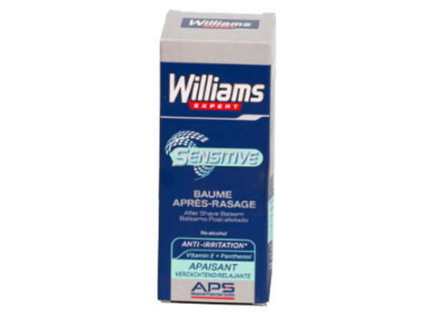 WILLIAMS AFTERSHAVE BALSEM SENSITIVE ANTI-IRRITATIE VERZACHTEND 100ML