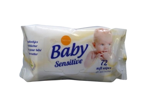 SENCE BABYDOEKJES SENSITIVE 72 ST