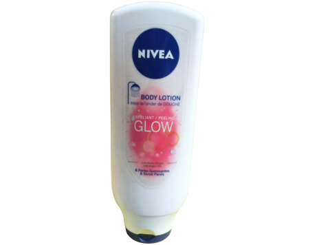 NIVEA BODY LOTION 250ML ONDER DE DOUCHE PEELING GLOW