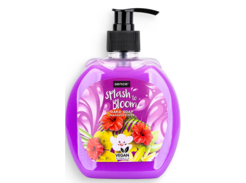 SENCE HANDZEEP SPLASH TO BLOOM PURPLE MANDARIN CITRUS 500ML