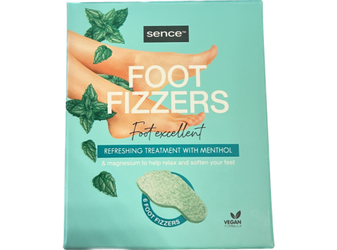 SENCE FOOT FIZZERS 6 PCS MET MENTHOL