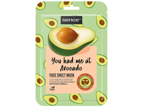 SENCE GEZICHT SHEET MASK 20ML YOU HAD ME AT AVOCADO