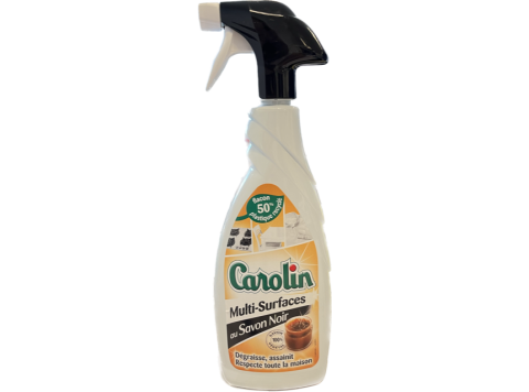 CAROLIN ALLESREINIGER SPRAY ZWARTE ZEEP 650ML