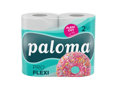 KEUKENROLLEN PALOMA 2-LAAGS 12X2 ROL 200 VELLEN