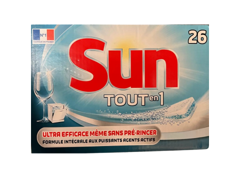 SUN VAATWASTABLETTEN 26 TABS TOUT EN 1