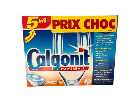CALGONIT VAATWASTABLETTEN 30 TABS 5 IN 1 ORANGE