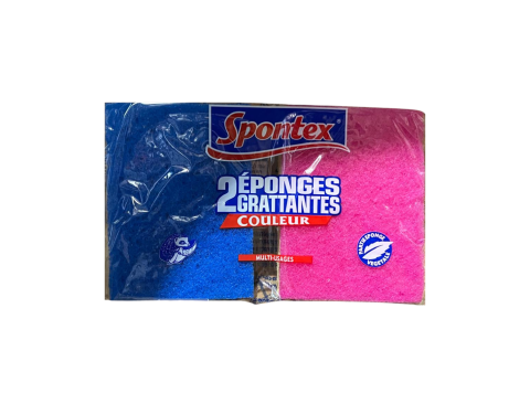 SPONTEX PLANTAARDIGE SCHUURSPONSEN 2 ST
