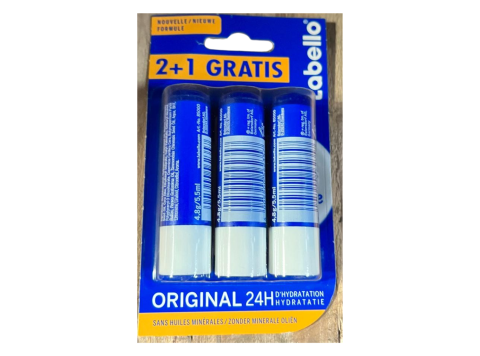 LABELLO ORIGINAL 24 H 5,5ML 2+1 GRATIS