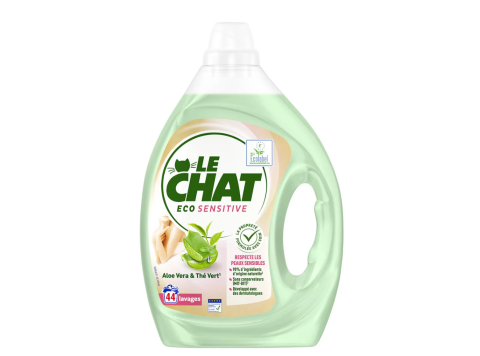 LE CHAT VLOEIBAAR WASMIDDEL ECO SENSITIVE ALOE VERA & THE VERT 44SC 1,98L