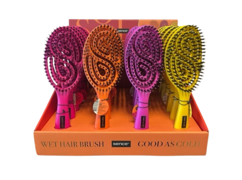 SENCE DISPLAY WET HAIR BRUSHES 24 STUKS