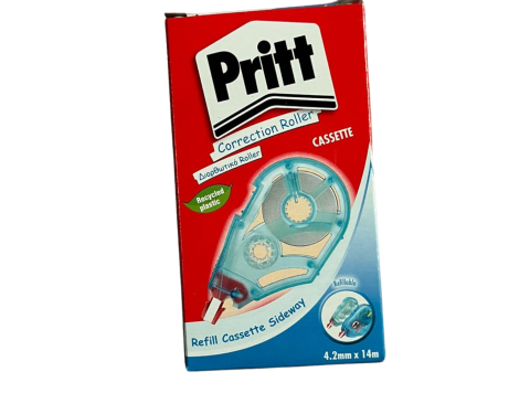 PRITT NAVULLING CORRECTION ROLLER SIDEWAY 4.2 MM X 14 M