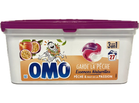 OMO PODS 3 EN 1 GARDE LA PÊCHE 27SC PÊCHE & FRUIT DA LA PASSION