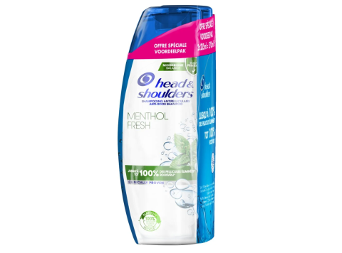HEAD & SHOULDERS SHAMPOO MENTHOL FRESH 2X285ML