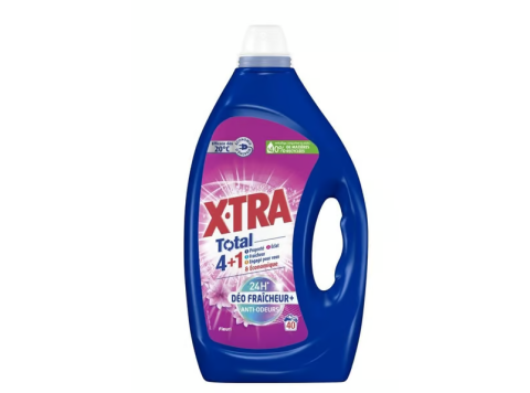 X-TRA VLOEIBAAR WASMIDDEL TOTAL 4+1 FLEURI DEO FRAICHEUR 1,80L 40SC