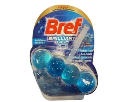 BREF WC HANGER BRILLIANT GEL 4EN1 FRAICHEUR POLAIRE 42GR