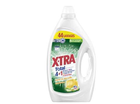 X-TRA VLOEIBAAR WASMIDDEL TOTAL 4+1 SAVON DE MARSEILLE & ALOE VERA 1,80L 44SC