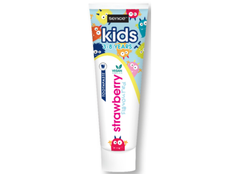 SENCE TANDPASTA 75ML KIDS AARDBEI 3-8 JAAR