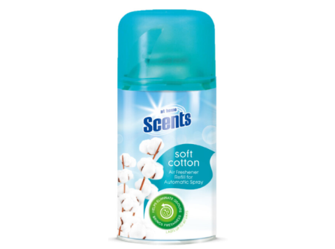 AT HOME SCENTS VAPORISATEUR AUTOMATIQUE RECHARGE 250ML COTON FRAIS LIN