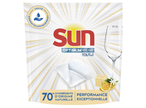 SUN VAATWASTABLETTEN 28 TABS OPTIMUM-PURE TOUT EN 1