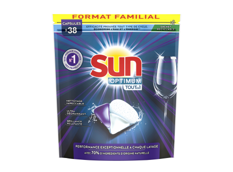 SUN OPTIMUM VAATWASTABLETTEN 38 STUKS TOUT EN 1