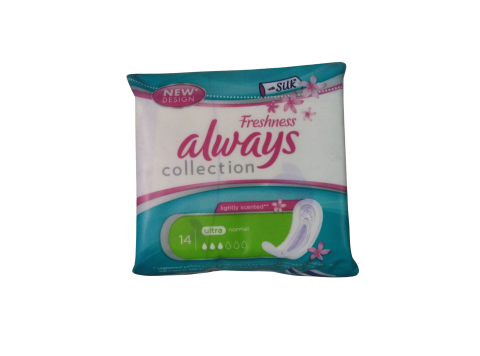 ALWAYS MAANDVERBANDEN FRESHNESS ULTRA NORMAL 14 ST