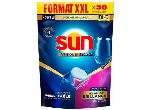 SUN VAATWASTABLETTEN ABSOLU BRILLANCE 56ST
