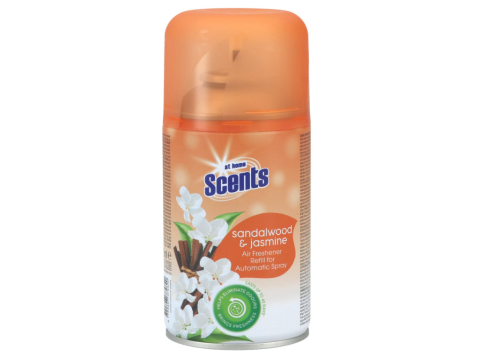 AT HOME SCENTS VAPORISATEUR AUTOMATIQUE RECHARGE 250ML BOIS DE SANTAL & JASMIN