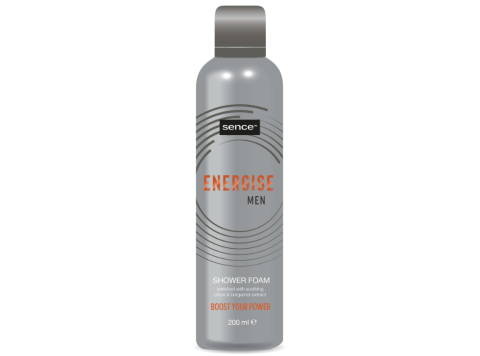 SENCE WELLNESS SHOWER FOAM 200ML ENERGISE FOR MEN