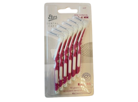 ETOS TANDENRAGER MINI CONICAL 2-4 MM 6ST