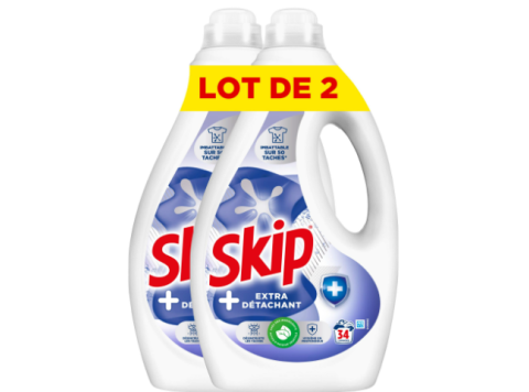 SKIP VLOEIBAAR WASMIDDEL EXTRA DETACHANT 34SC 1,53L LOT DE 2