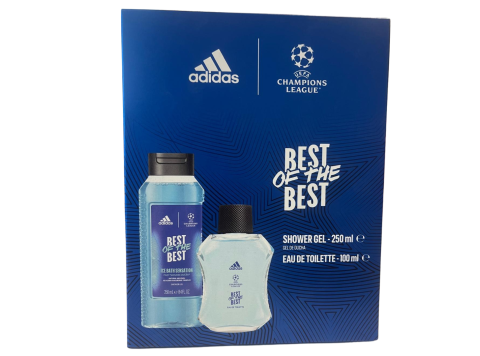 ADIDAS GIFTSET BEST OF THE BEST DOUCHE 250ML + EAU DE TOILETTE 100ML