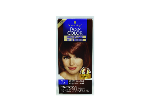 SCHWARZKOPF POLY COLOR HAARKLEURING 72 KOPERMAHONIE