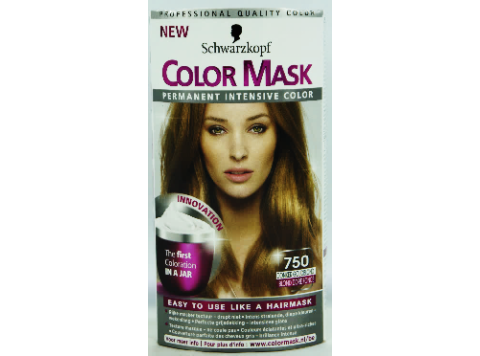 SCHWARZKOPF COLOR MASK HAARKLEURING 750 DONKER GOUDBLOND