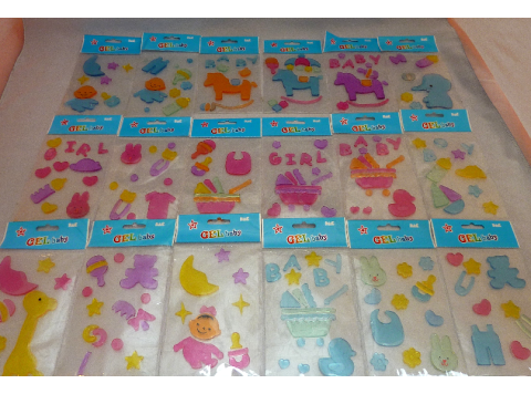 GEL STICKERS BABY