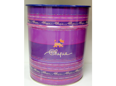 CHIPIE VUILBAK PAARS H: 21 CM DIAM: 19