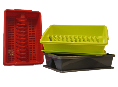 AFDRUIPREK MET PLATEAU VERSCHILLENDE KLEUREN