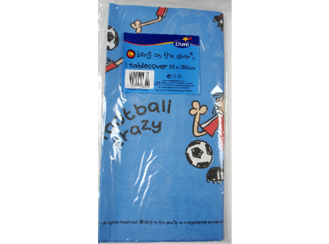 DUNI TAFELLAKEN CRAZY FOOTBALL 118 X 180 CM