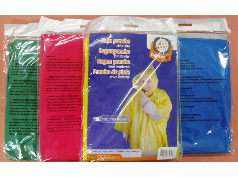 BASIC X REGENPONCHO VOOR KINDEREN (= 101394)